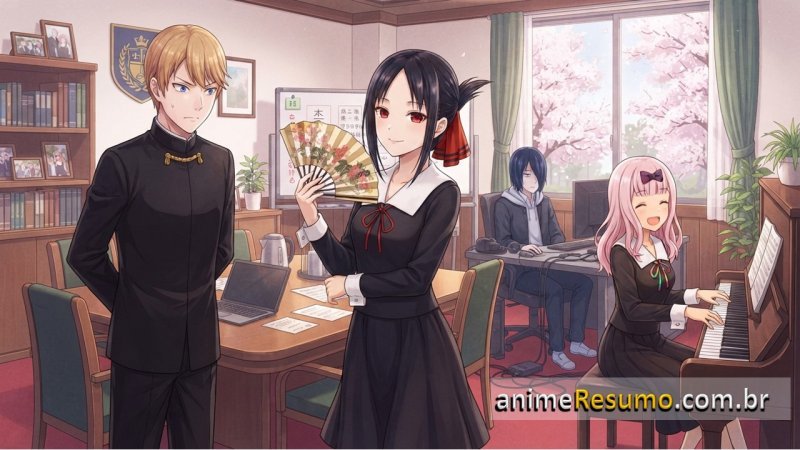 Capa do anime Kaguya-sama: Love Is War