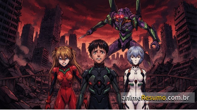 Capa do anime Neon Genesis Evangelion